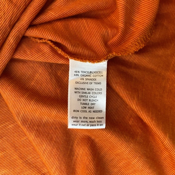 Toad & Co Tabitha Ruched line art organic cotton blend dress Size S - Picture 6 of 9